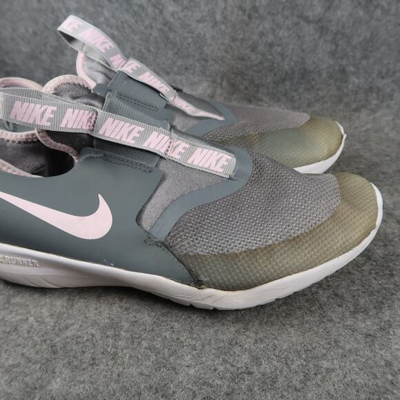 Nike Shoes Big Kids 6.5Y Flex Runner Slip On Sneaker Active Trainer Running Gray - Picture 2 of 13